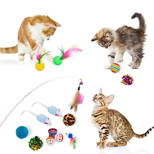 DONO – Set di 21 Giocattoli interattivi per Gatti, Piume, Cruz V2 Fresh Foam Vendita calda - immagine 3