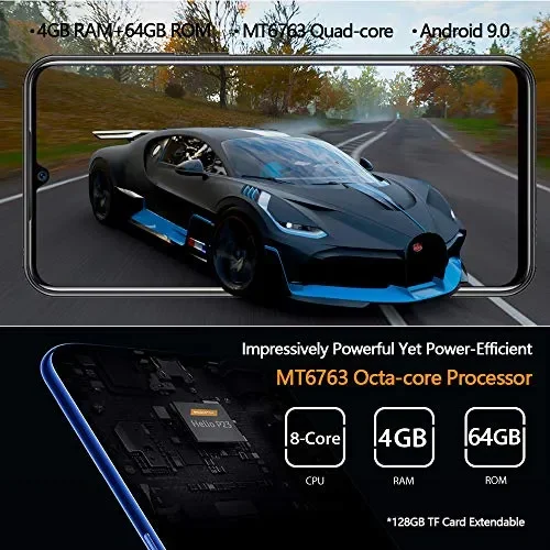 DOOGEE N20 (2019) 4G Cellulari Economici, 6.3 pollici FHD+ Display Nero - immagine 3