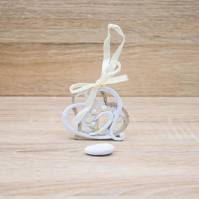 Doppio Cuore con Sacra Famiglia Vendita calda online