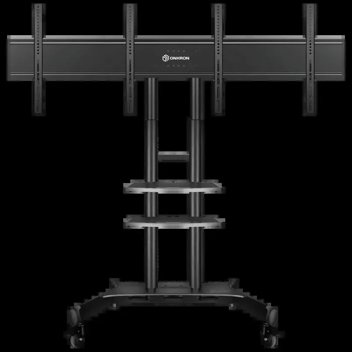 Doppio pannello VESA 2x schermi fino a 65 pollici per supporto TV TS1881, ADV1881, Nero