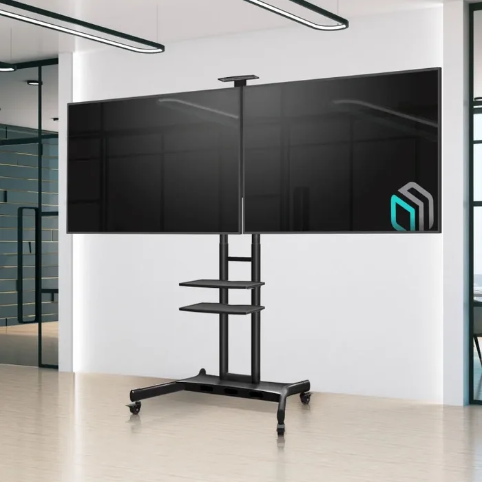 Doppio pannello VESA 2x schermi fino a 65 pollici per supporto TV TS1881, ADV1881, Nero - immagine 2