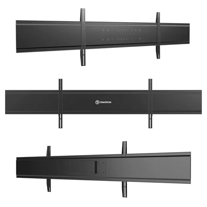 Doppio pannello VESA 2x schermi fino a 65 pollici per supporto TV TS1881, ADV1881, Nero - immagine 3