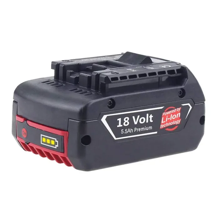 DOSCTT Sostituzione per Bosch BAT609 18V 5500mAh Li-Ion Batteria 1 pack, Nero