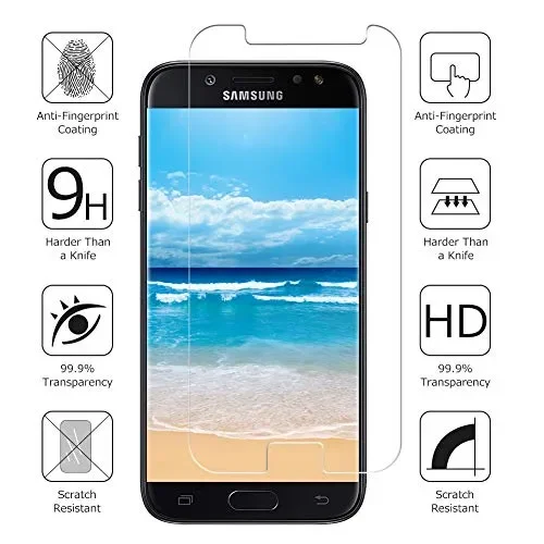 DOSMUNG [2 Pack Vetro Temperato per Samsung Galaxy J5 2017, Pellicola Glassy - immagine 2