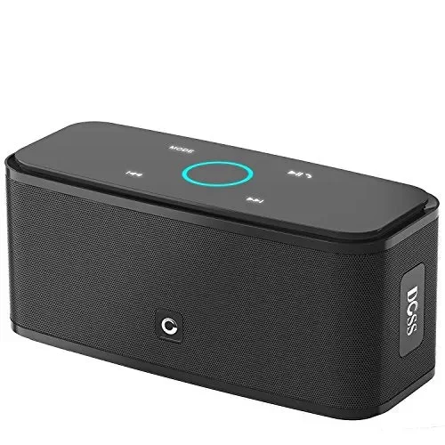 DOSS – Cassa Altoparlante Bluetooth Portatile Soundbox, Pulsanti Touch, Nero
