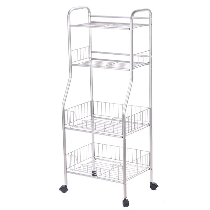 DoubleBlack Scaffale Metallo Scaffalatura Metallica con Ruote Cucina… Online