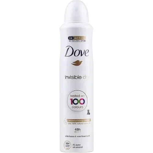 Dove deodorante spray 250 ml invisible dry