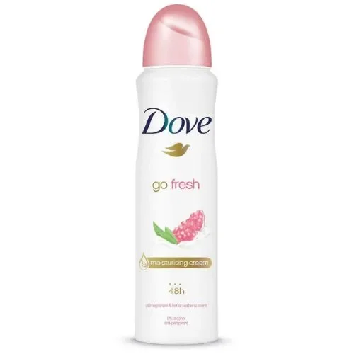 Dove Deodorante Spray Go Fresh Melograno 150 ml – Freschezza Fruttata e Protezione 48 Ore