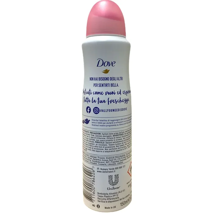 Dove Deodorante Spray Go Fresh Melograno 150 ml – Freschezza Fruttata e Protezione 48 Ore - immagine 2