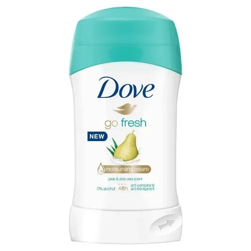 Dove Deodorante Stick Go Fresh Pera & Aloe Vera 40 ml – Freschezza Naturale e Protezione 48 Ore