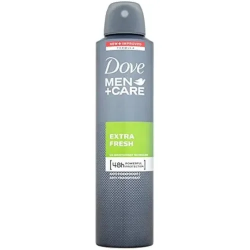 Dove Men+Care Deodorante Spray Extra Fresh 250 ml – Protezione Intensa e Freschezza Prolungata