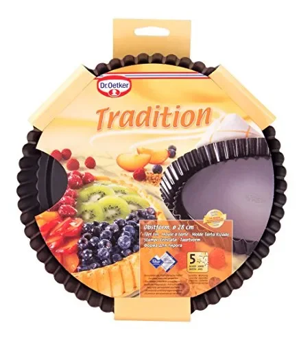 Dr. Oetker Cameo-Stampo per crostata ø 28 cm Tradition (Colore: Nero),… - immagine 2