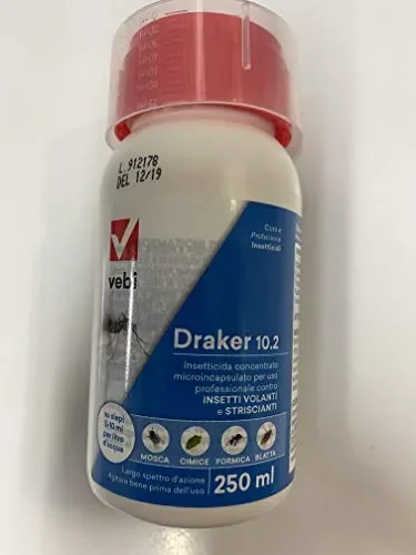 Draker 10.2 conf. 250 ml insetticida zanzare, mosche ecc. Moda - immagine 2