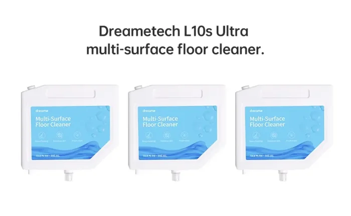 Dreame Soluzione Liquido Detergente Pavimenti per Aspirapolvere Robot Dreame L10s Ultra, 300ml x 3 Pezzi - immagine 2