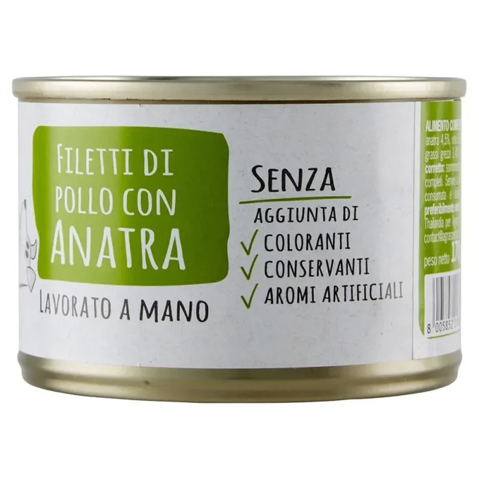 DREESY by ADoC Dog Cane Filetti di Pollo con Anatra – 24 Lattine da 170 gr - immagine 2