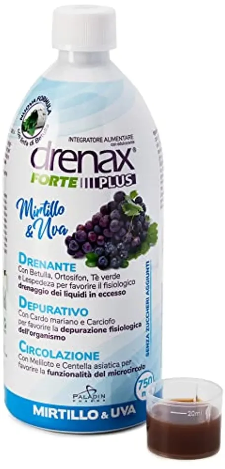 DRENAX FORTE MIRTILLO 750ML – Integratore drenante