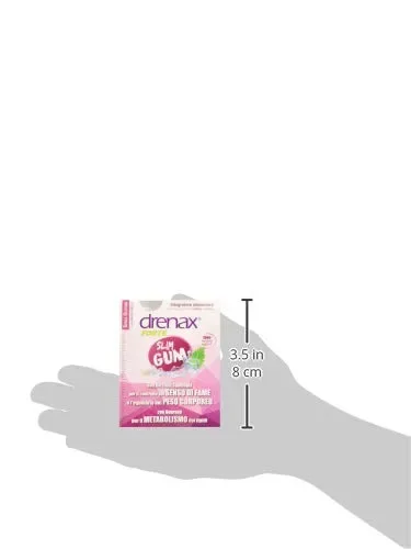 Drenax Forte Slim Gum 9 Chewing Gum, 21 gr Vendita calda - immagine 3
