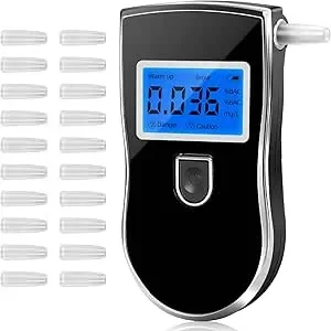 Drivaid Etilometro Portatile Digitale, Alcool Test Professionale con Schermo…