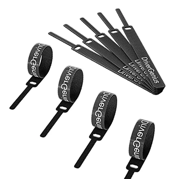 DriverGenius Fascette Stringicavo Regolabile – Fascette Organizzazione Fermacavo Riutilizzabili Cavi