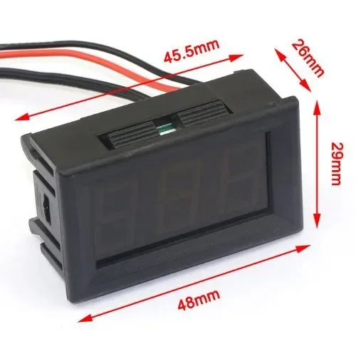 Droking DC 12V Termometro digitale calibro di temperatura -50~110℃ Verde - immagine 2