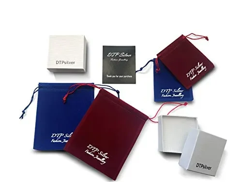 DTP Silver – Orecchini a Cerchio Piccoli – Argento 925 con Trasparente - immagine 3