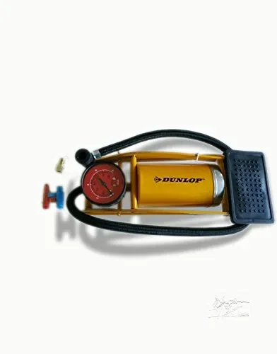 Dunlop – pompa a pedale, ad aria, da bicicletta e auto, a… - immagine 2