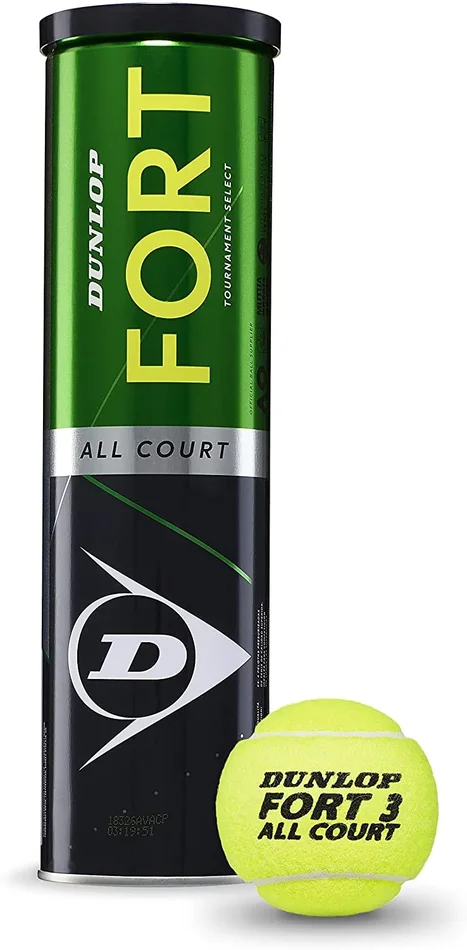 Dunlop Fort all Court, Palla da Tennis Unisex Adulto, Giallo