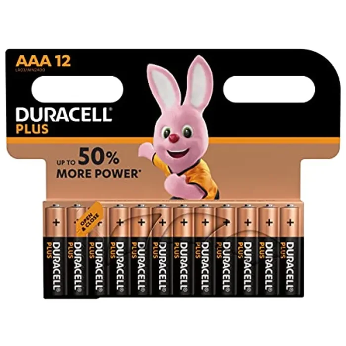 Duracell Batterie AAA, confezione da 12