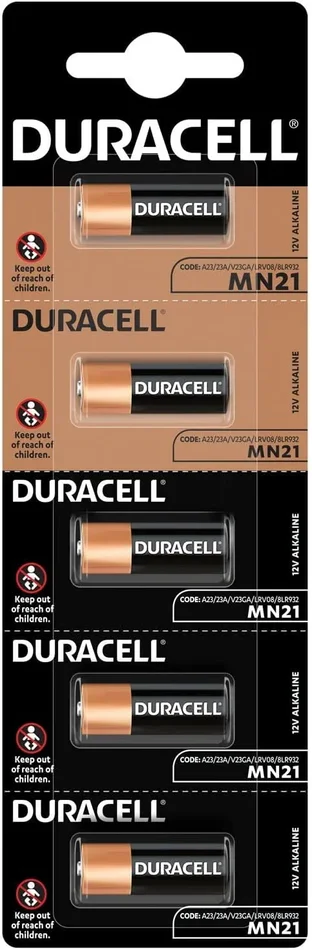 Duracell Specialty MN21 – Confezione da 5 batterie alcaline