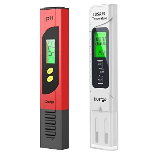 Dustgo Tester PH/TDS&EC 4 in 1 Set Misuratore Digitale della qualità…