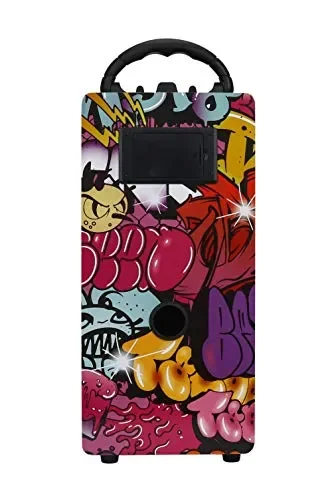 DYNASONIC 025 -Cassa Bluetooth Altoparlante Karaoke 10W | 2 Microfoni - immagine 3