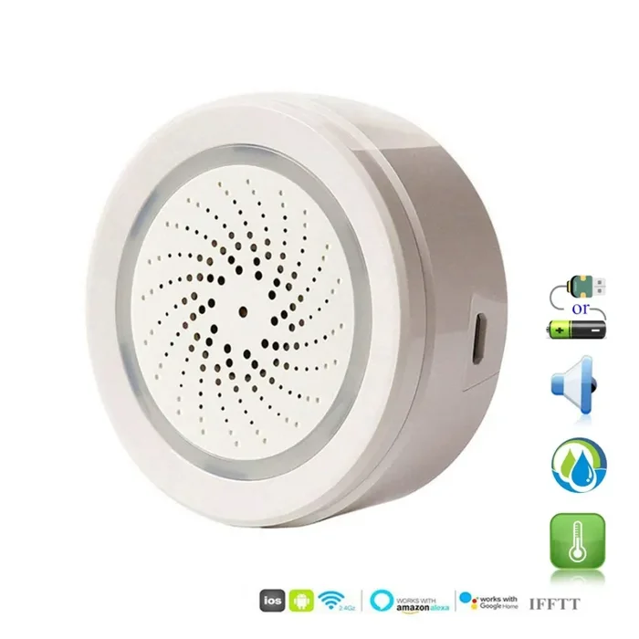 ECOOLBUY Smart WiFi Sensore di umidità della Temperatura Esterna per Interni…