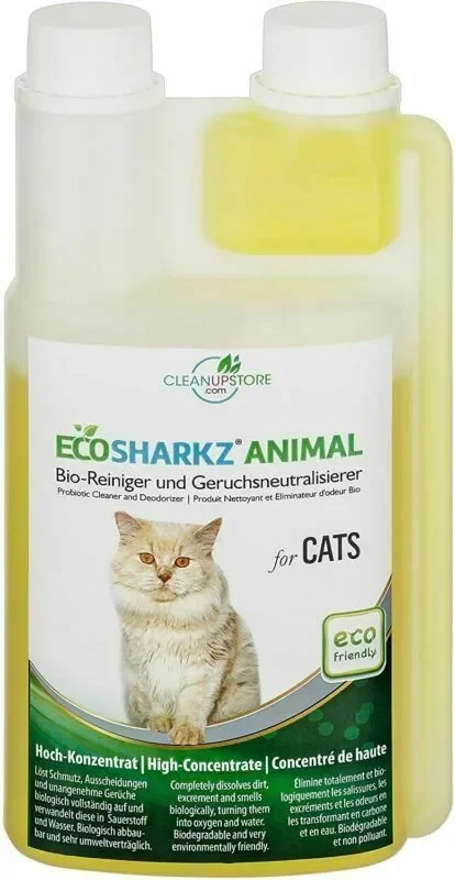 Ecosharkz Spray Probiotico Anti Urina Gatto (Neutralizzatore Elimina Odori…