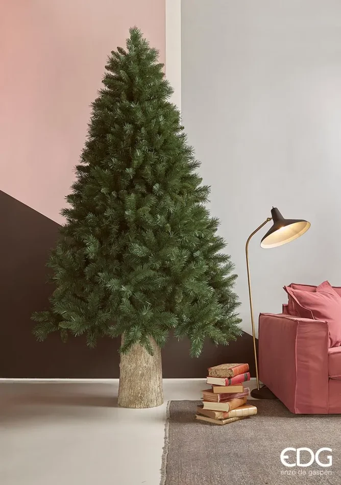 EDG Enzo De Gasperi Albero di Natale Pino Merano H 270 Cm D 163 Cm 2386 Tips - immagine 3