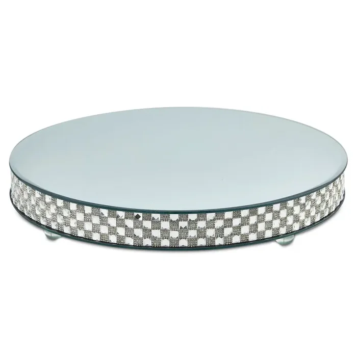 EDG Enzo De Gasperi Alzata Specchio Gemme H7 D41 Silver