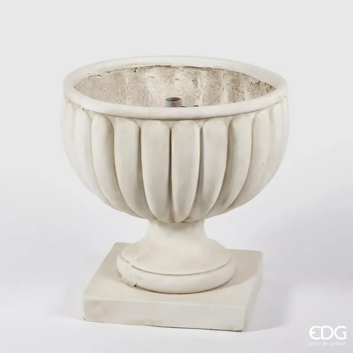 EDG Enzo De Gasperi Base Coppa per Albero di Natale H 55 cm D 54 cm Ivory - immagine 2