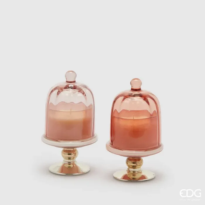 EDG Enzo De Gasperi Candela Alzatina con Profumo H 16 Cm D 9 Cm Oud 1 Pz