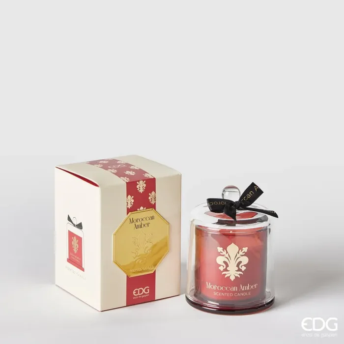 EDG Enzo De Gasperi Candela Con Cupola Goldlily H13 cm Ambra Marocchina Sconti