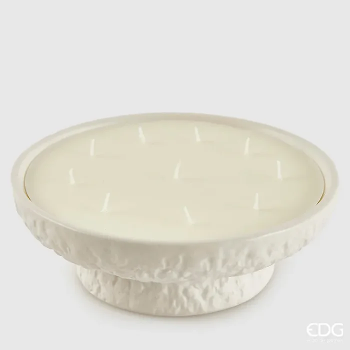 EDG Enzo De Gasperi Candela Concrete con Profumo H 8 Cm D 23,5 Cm Princess of the Night