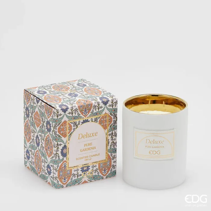 EDG Enzo De Gasperi Candela Deluxe con Profumo H 12 Cm D 10 Cm Pure Graden Scatola Regalo