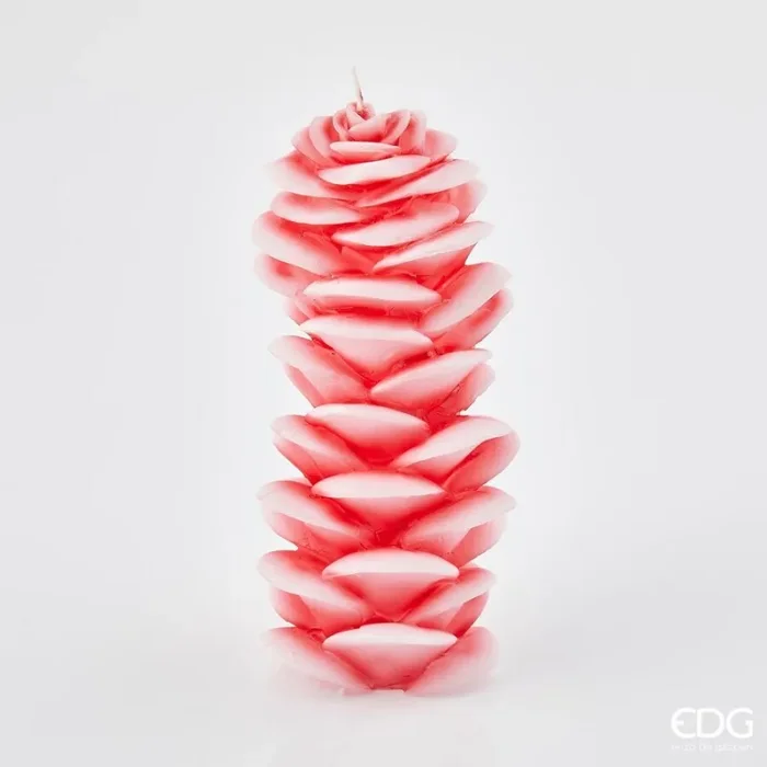 EDG Enzo De Gasperi Candela Ginger H 22 Cm D 10 Cm Rosa Vendita calda online