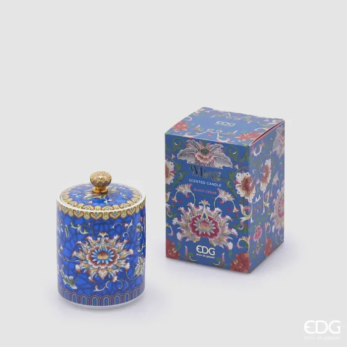 EDG Enzo De Gasperi Candela Ming Con Profumo H.10 D.7 C4 Black Cedar
