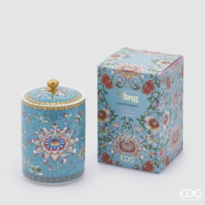 EDG Enzo De Gasperi Candela Ming Con Profumo H.14 D.9 C4 Aloe & Sea Salt
