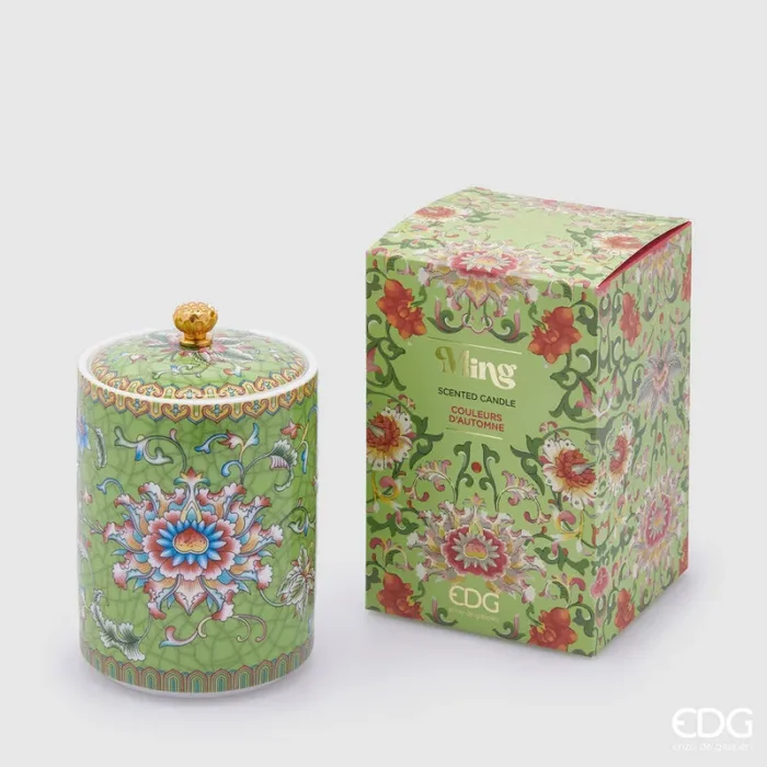 EDG Enzo De Gasperi Candela Ming Con Profumo H.14 D.9 C4 Couleurs D’Automne