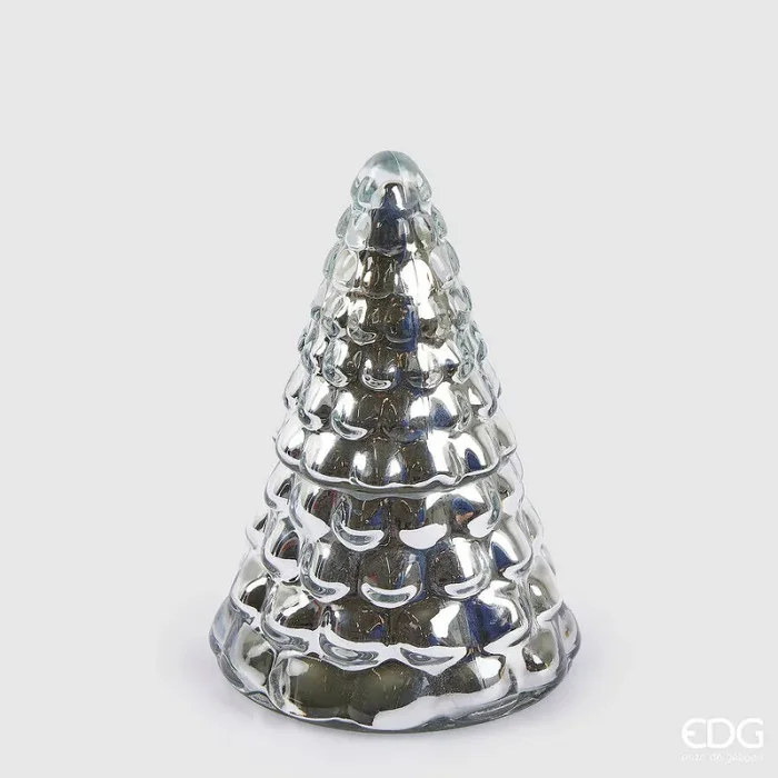 EDG Enzo De Gasperi Candela Natale Pino con Profumo Vaso H 19 Cm D 12 Cm Coconut Vendita calda online