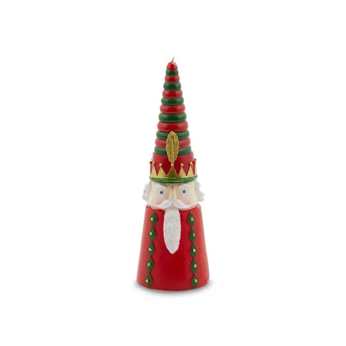 EDG Enzo De Gasperi Candela Natale Soldatino Cono H27 D10 Green Red