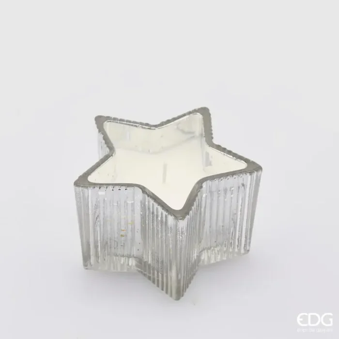 EDG Enzo De Gasperi Candela Stella H 6,5 Cm D 10,5 Cm Vanilla Scatola Regalo Online ora