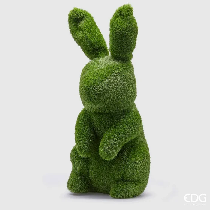 EDG Enzo De Gasperi Decoro Erba Coniglio H 105 Cm L. 50 Cm L 40 Cm Green