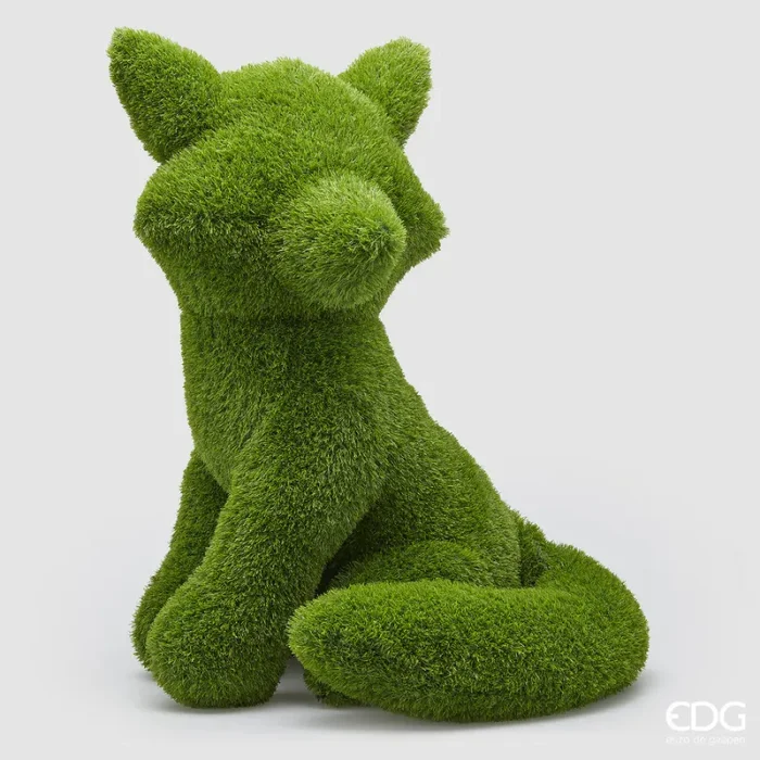 EDG Enzo De Gasperi Decoro Erba Volpe H 80 Cm Green