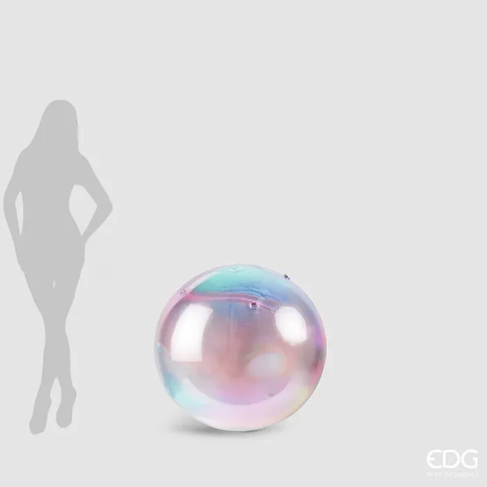 EDG Enzo De Gasperi Decoro Mirror Palla Irid D 80 Cm Multicolor In saldo